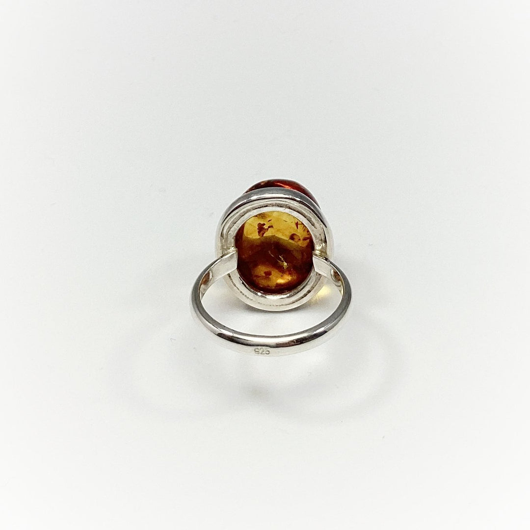 Cognac Amber Ring