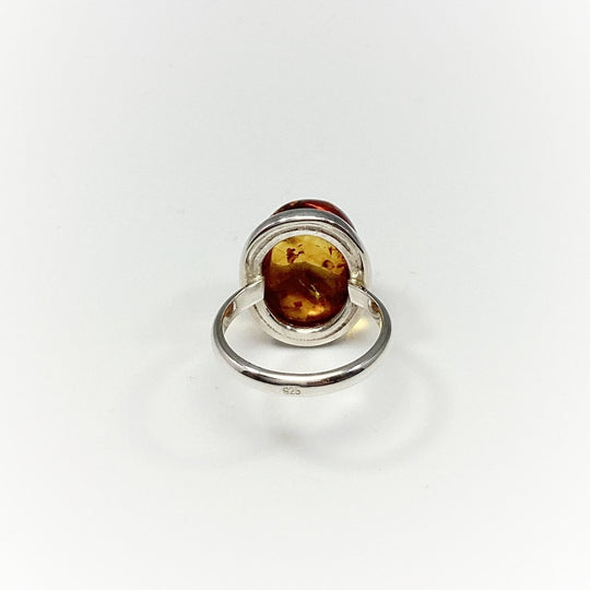 Cognac Amber Ring