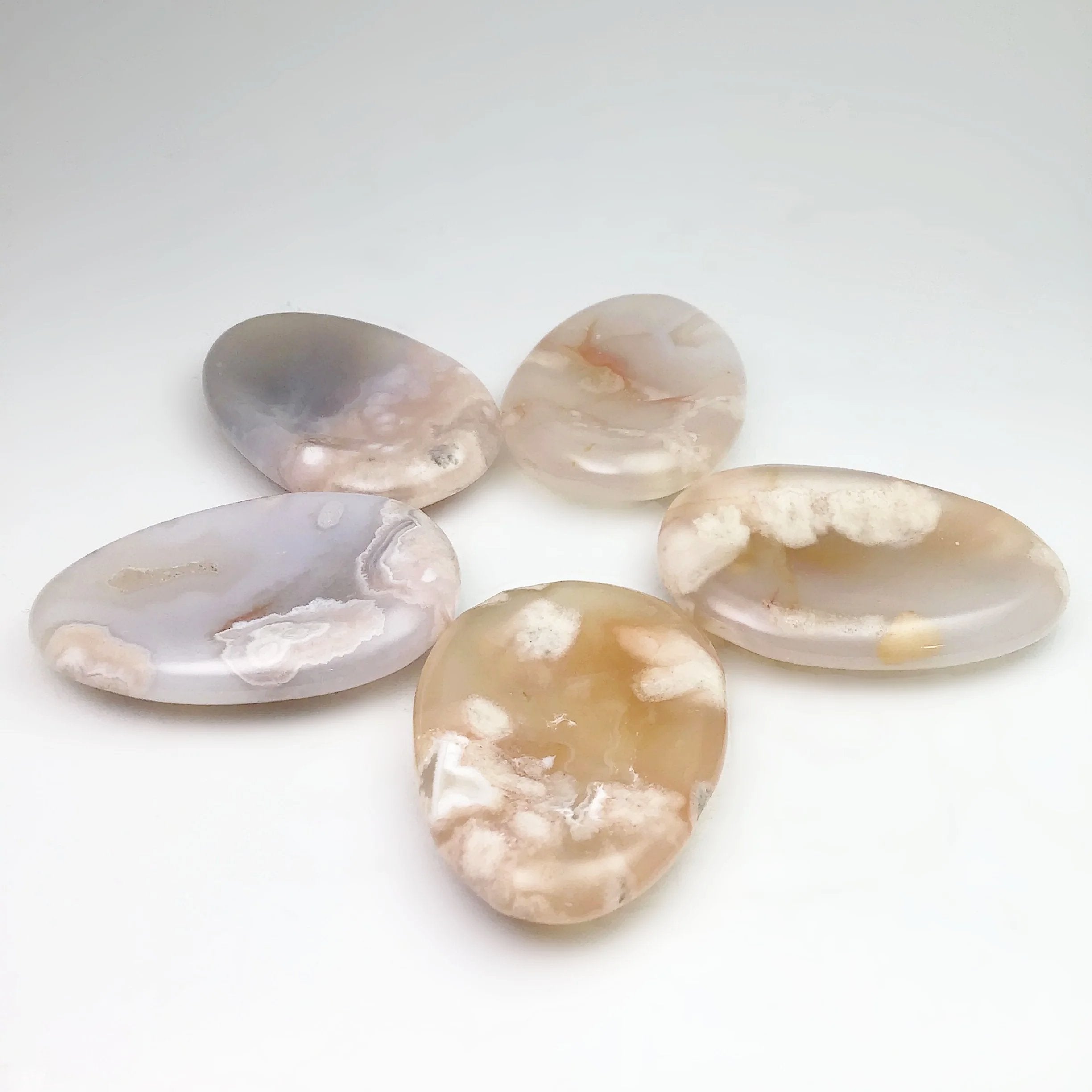 Worry Stone - Flower Agate