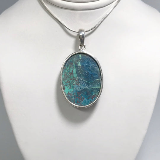 Shattuckite Pendant