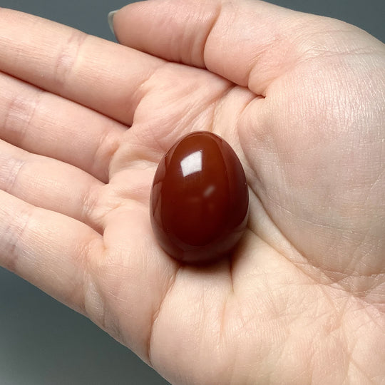 Carnelian Agate Mini Egg