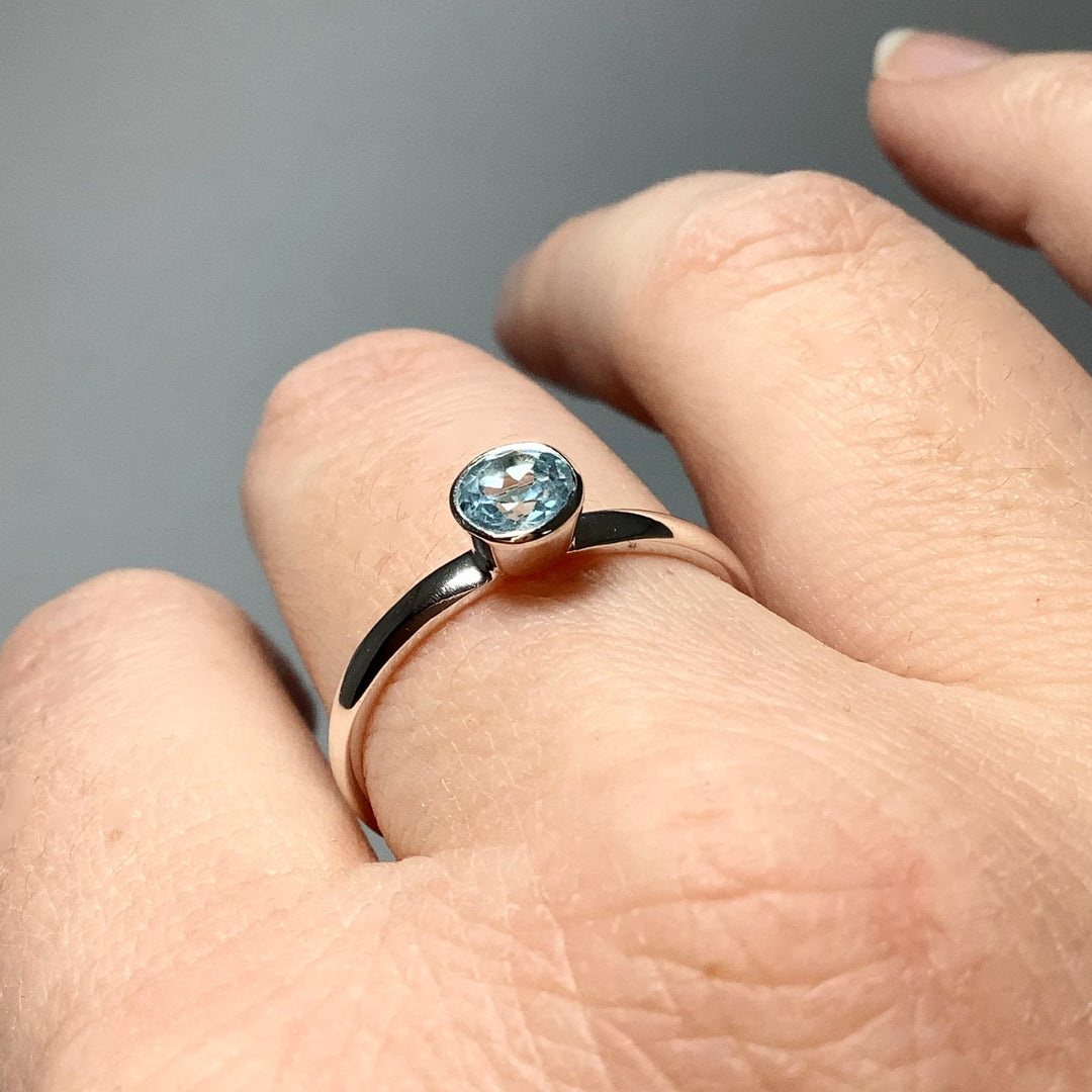 Blue Topaz Ring