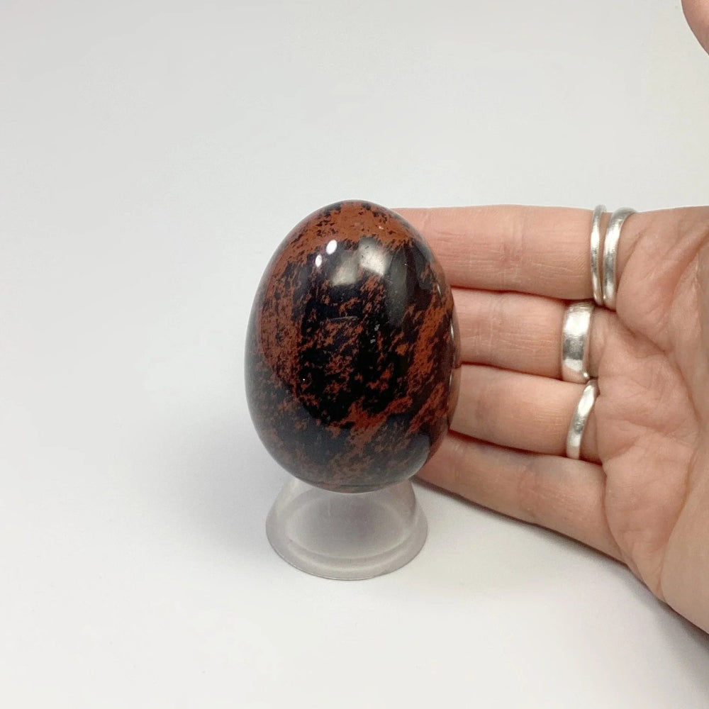 Mahogany Obsidian Egg