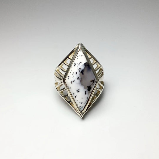 Dendritic Opal Ring