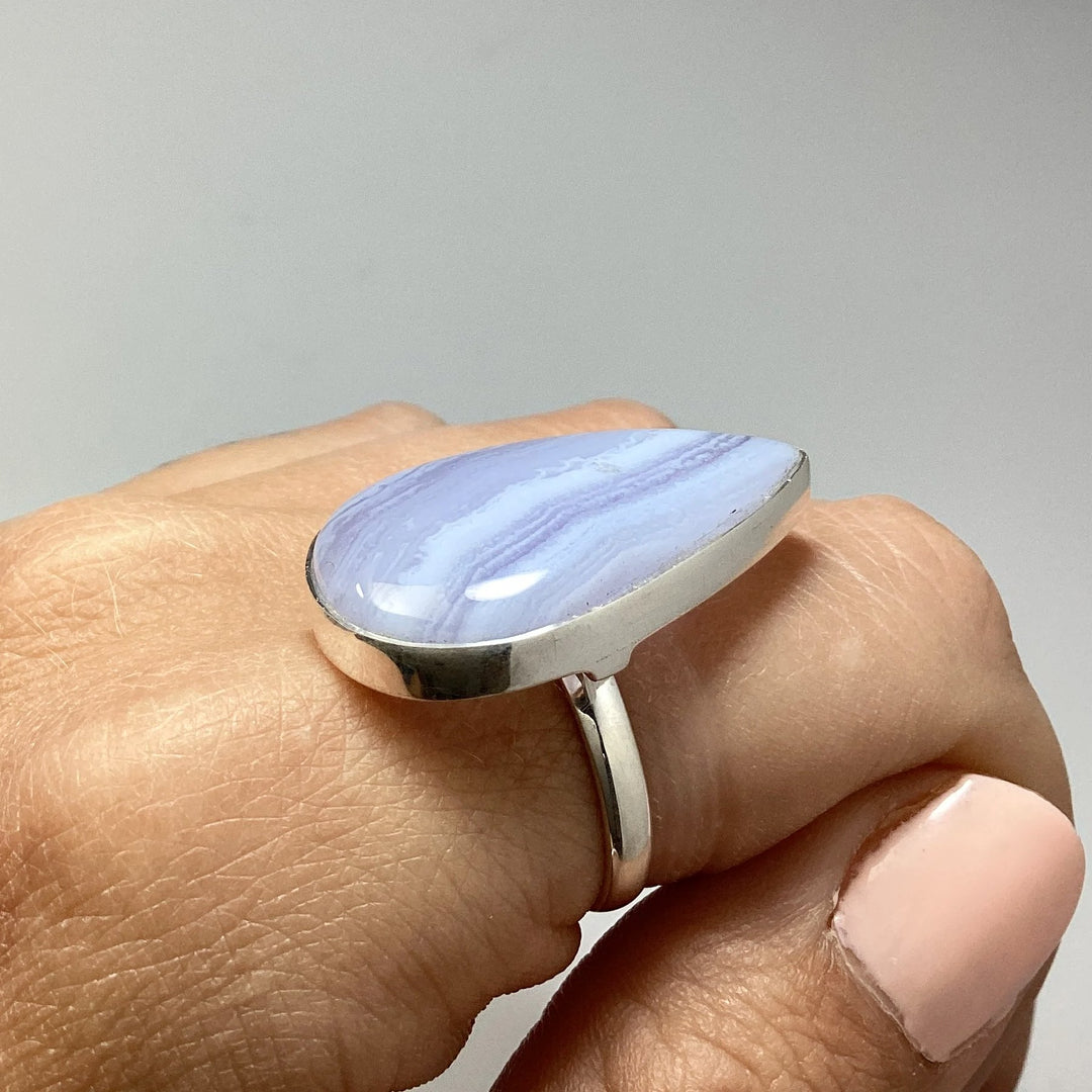 Blue Lace Agate Ring