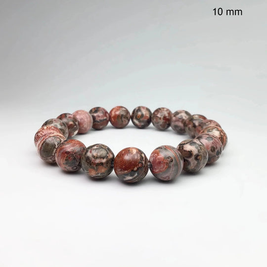 Leopard Skin Jasper Beaded Bracelet