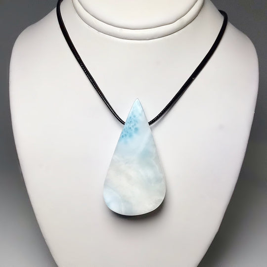 Larimar Drilled Pendant