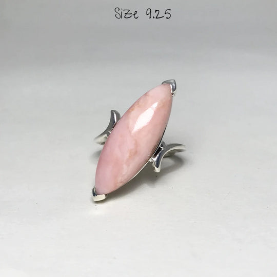 Pink Peruvian Opal Ring