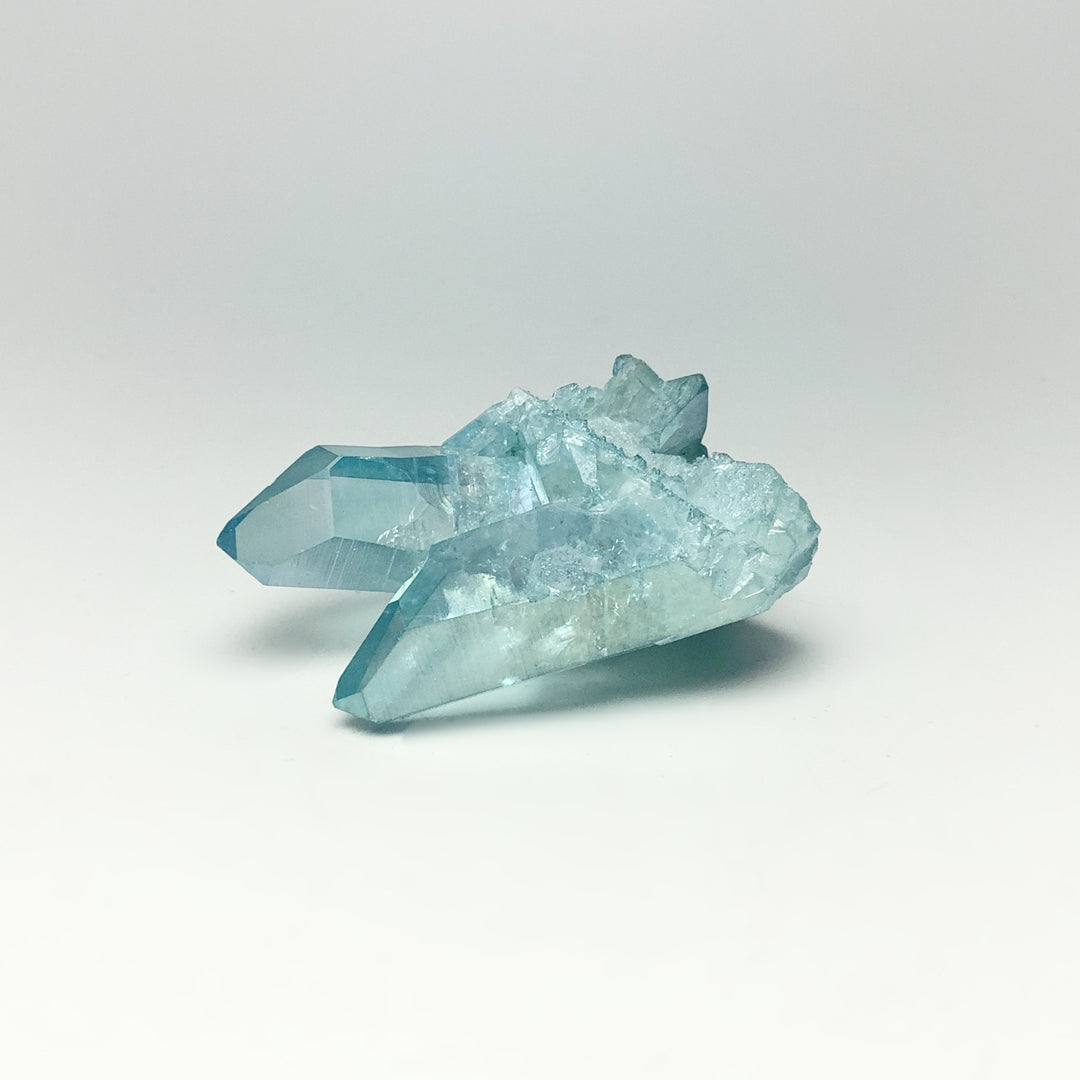 Aqua Aura Quartz Cluster