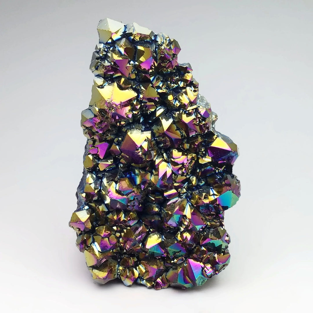 Rainbow Amethyst Druze Cluster Stand Up