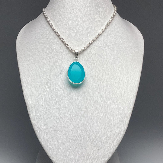 Paraiba Blue Onyx Pendant