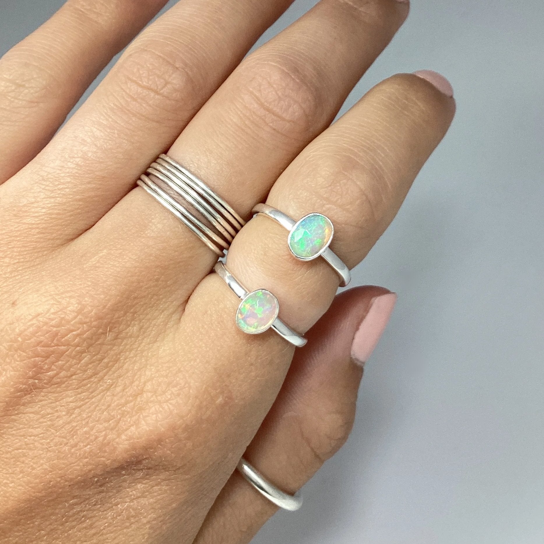 Ethiopian Fire Opal Ring