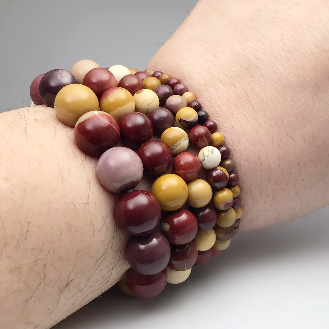 Mookaite Beaded Bracelet