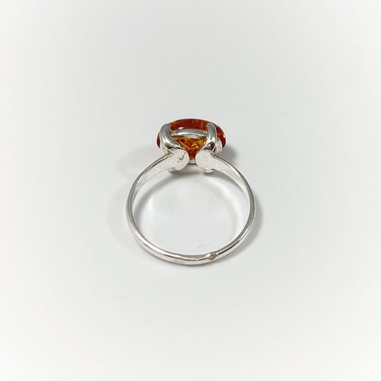 Cognac Amber Ring