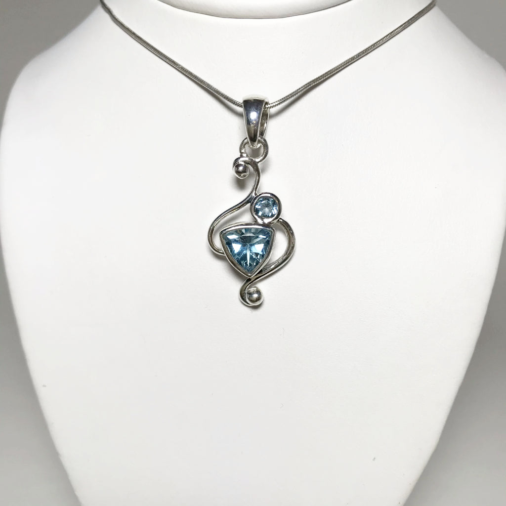 Blue Topaz Pendant