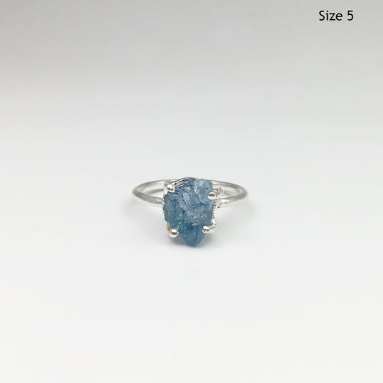 Raw Aquamarine Ring