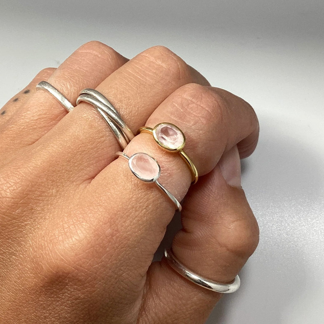 Rose Quartz Ring