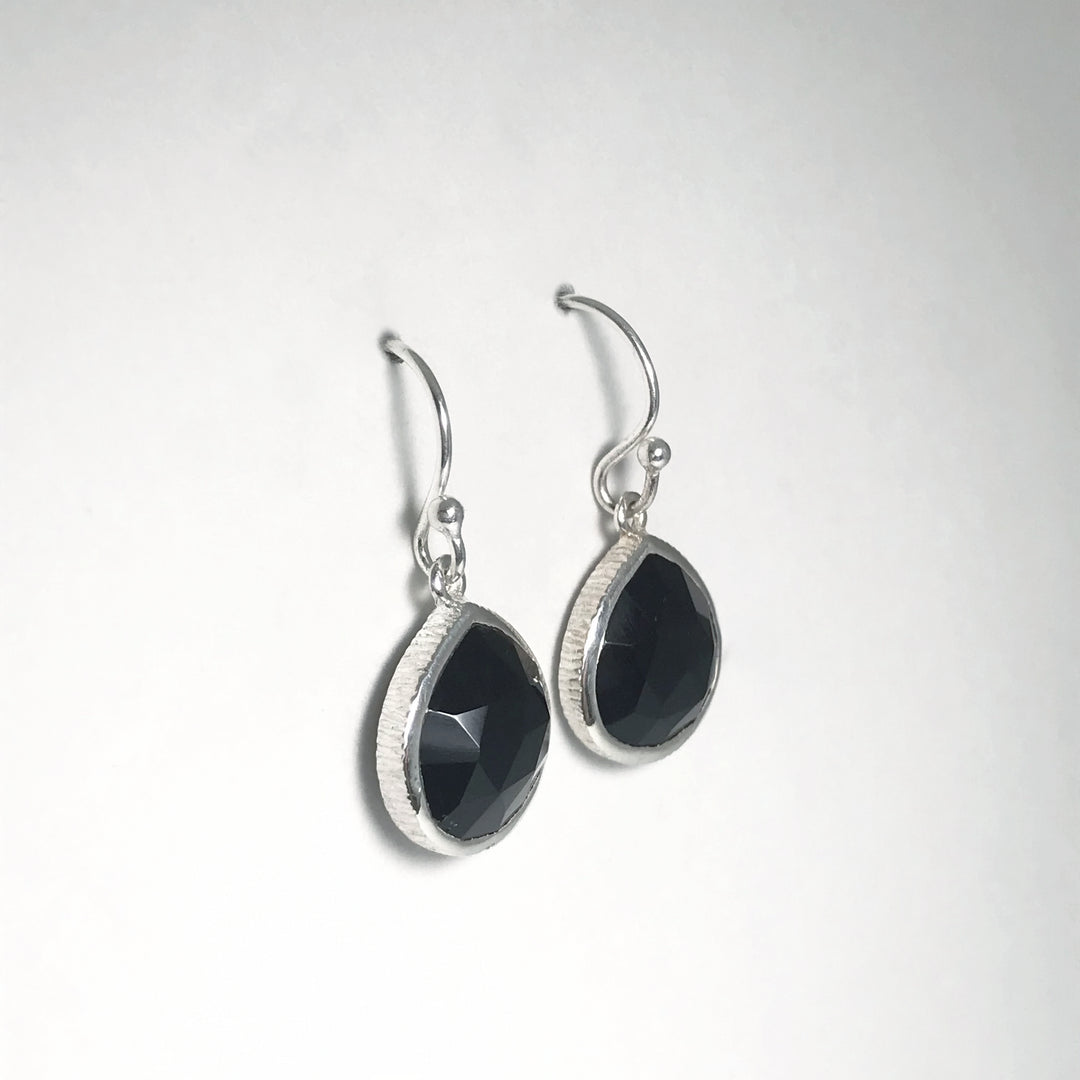 Black Onyx Dangle Earrings