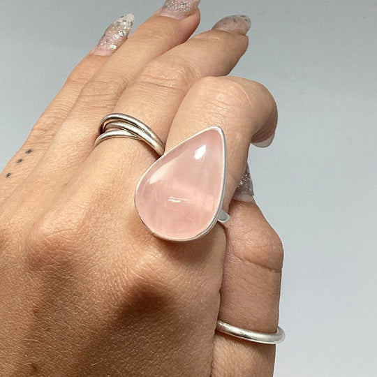 Rose Quartz Ring