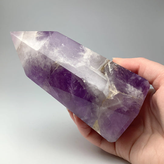 Chevron Amethyst Large Point