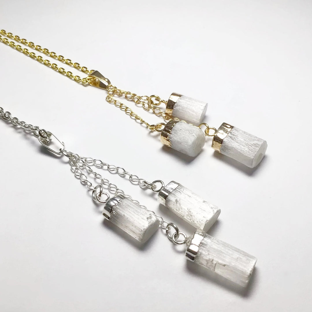 Selenite Necklace