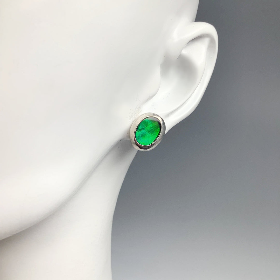 Alberta Ammolite Stud Earrings