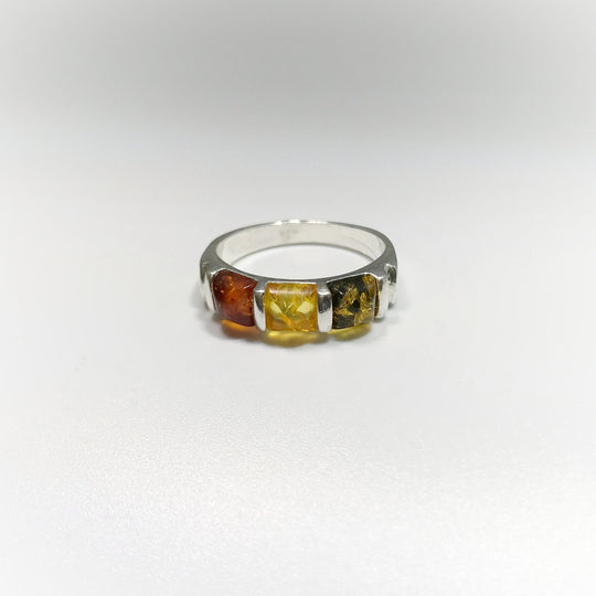 Mixed Amber Ring