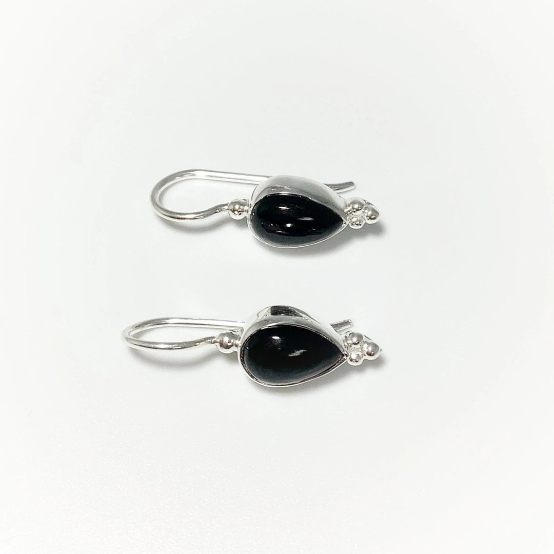 Black Onyx Dangle Earrings