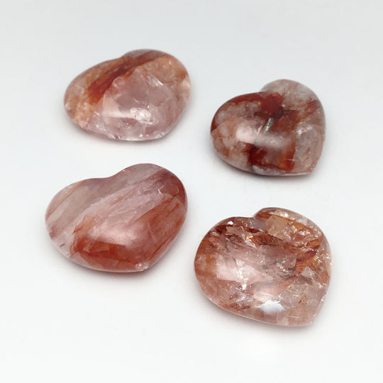 Red Hematoid Quartz Heart at $39 Each