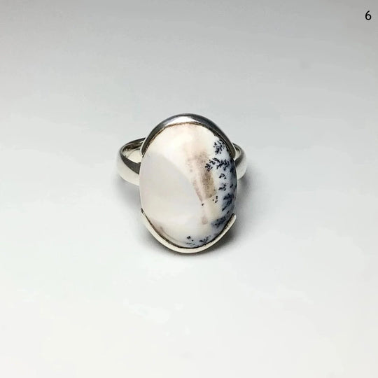 Dendritic Opal Ring