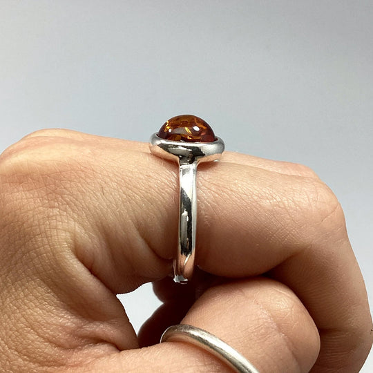 Cognac Amber Ring