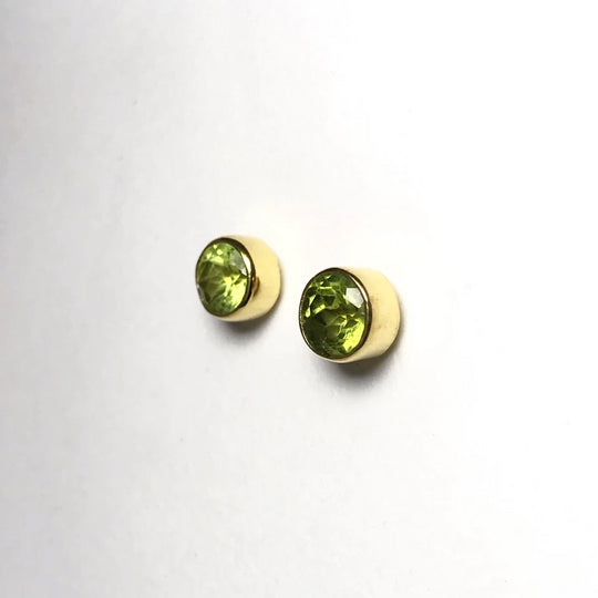 Peridot Stud Earrings