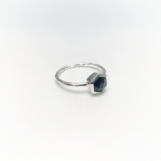 Blue Tiger Eye Ring