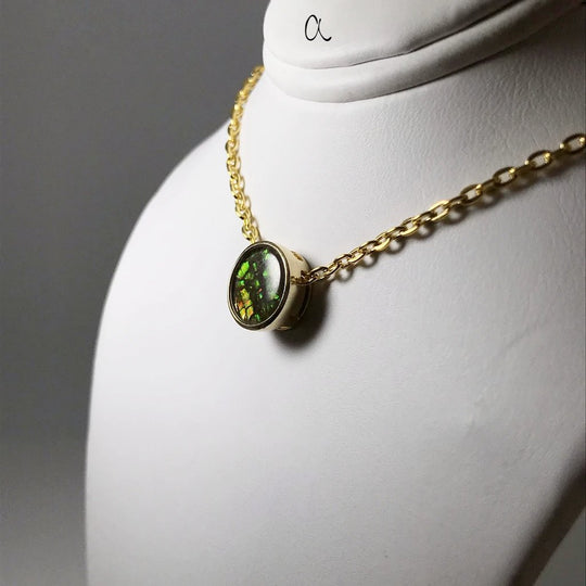 Alberta Ammolite 14K Gold Pendant