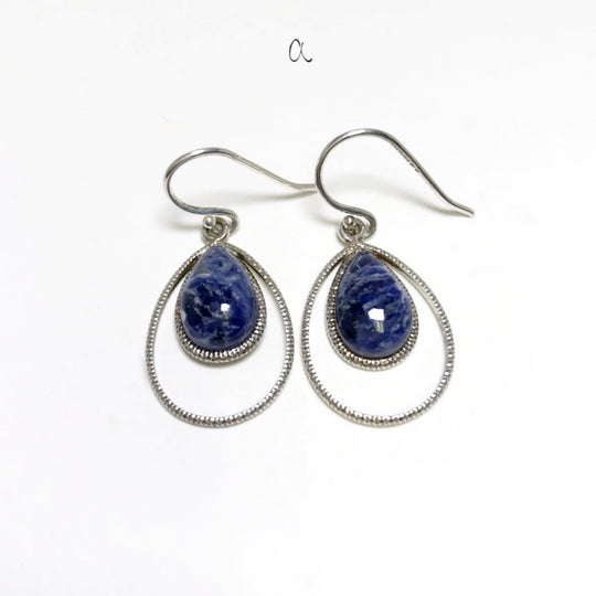 Sodalite Dangle Earrings