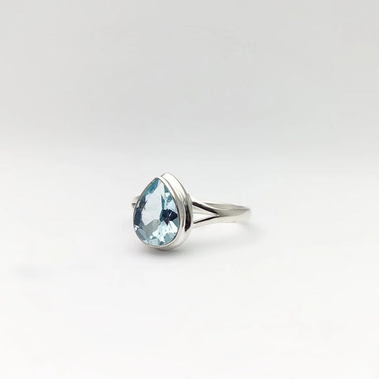 Blue Topaz Ring