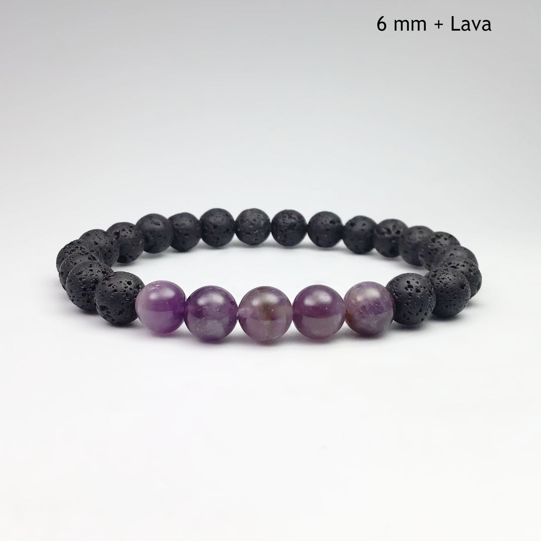 Amethyst Beaded Bracelet