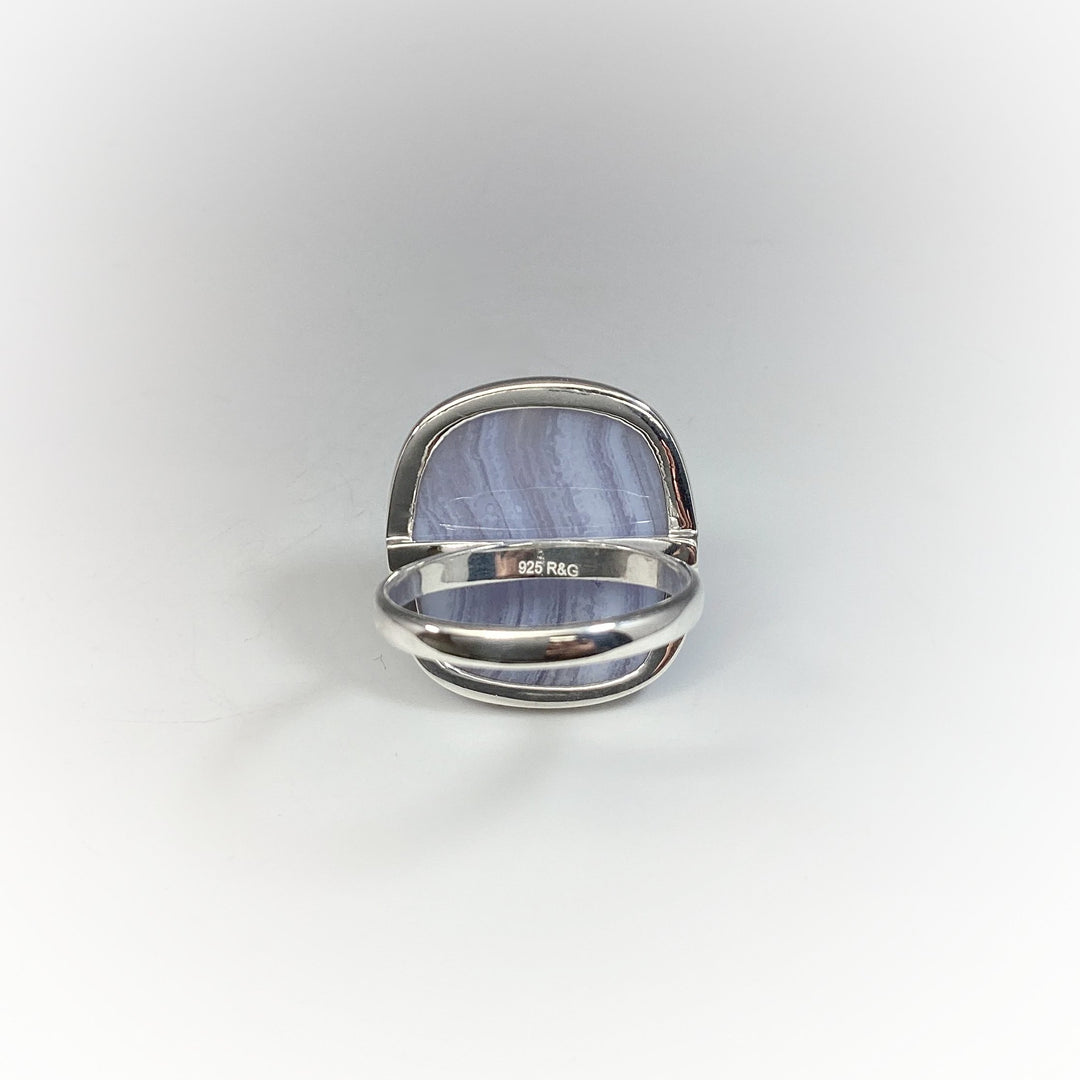 Blue Lace Agate Ring