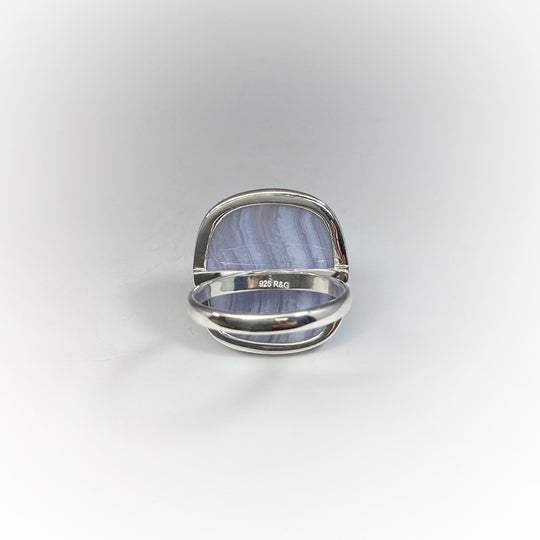 Blue Lace Agate Ring