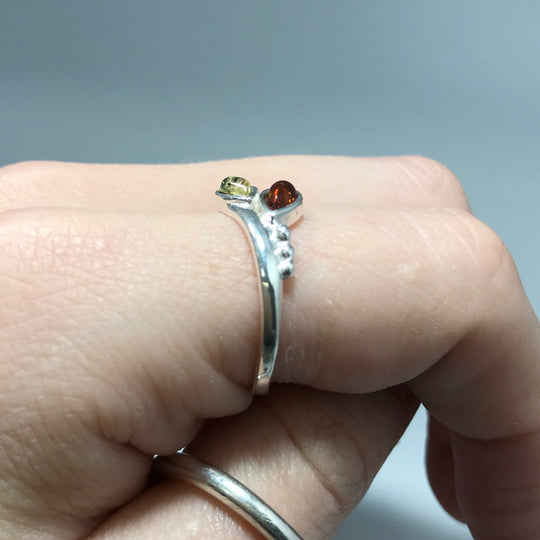 Mixed Amber Ring