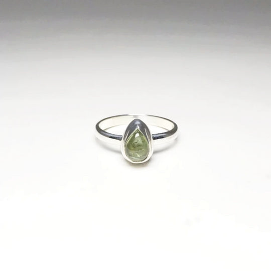 Green Tourmaline Ring