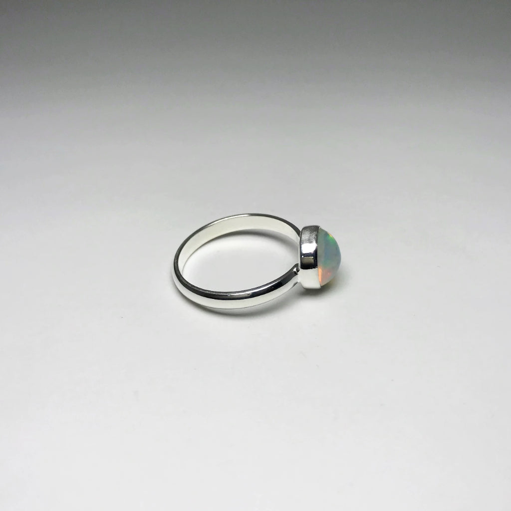 Ethiopian Fire Opal Ring