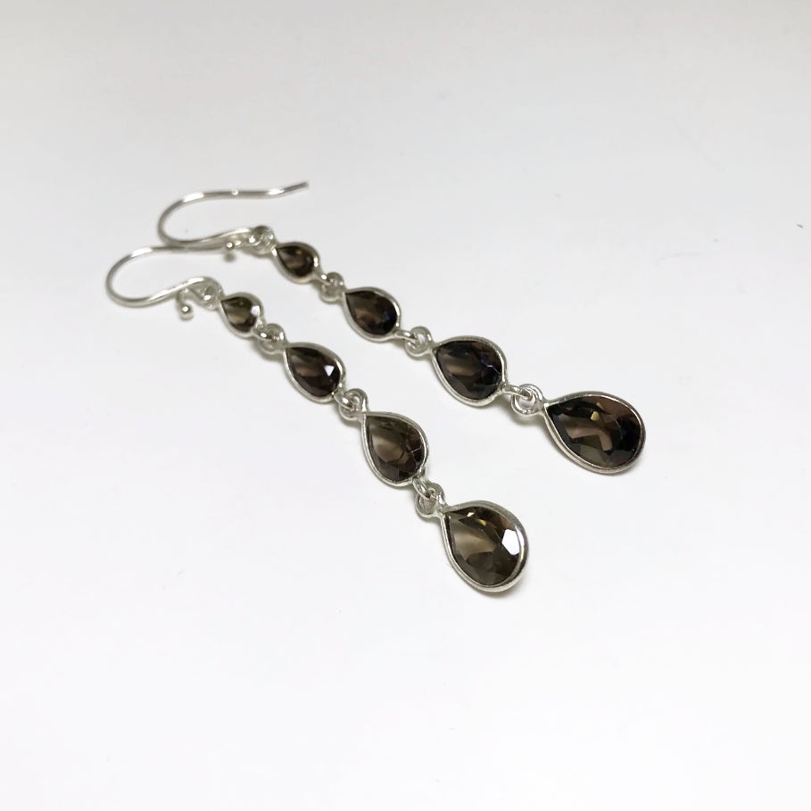 Smoky Quartz Dangle Earrings