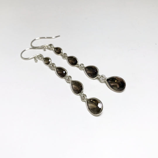 Smoky Quartz Dangle Earrings