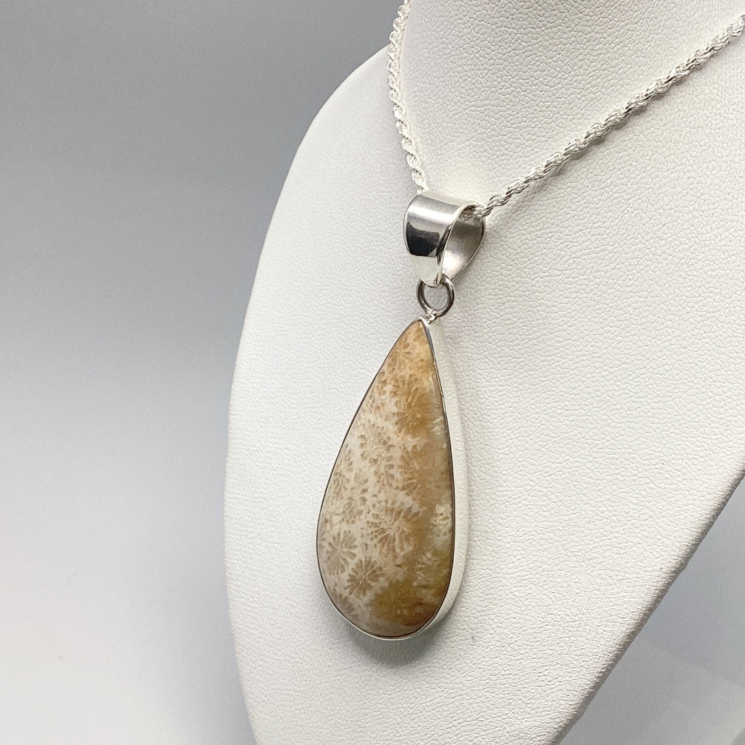 Fossilized Coral Pendant