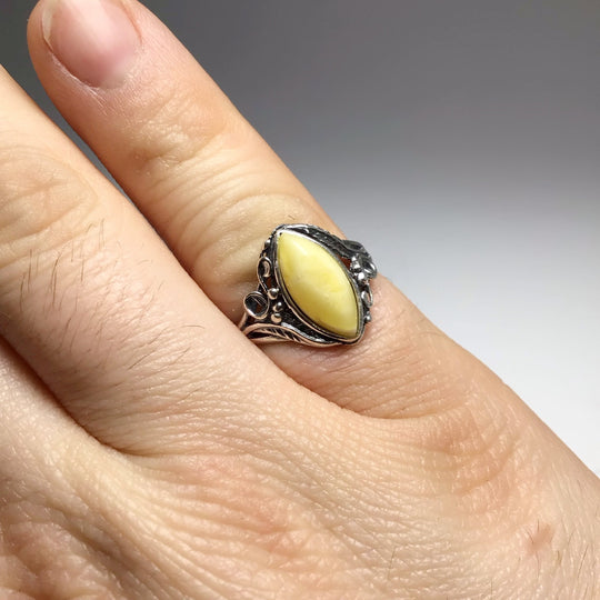 Butterscotch Amber Ring