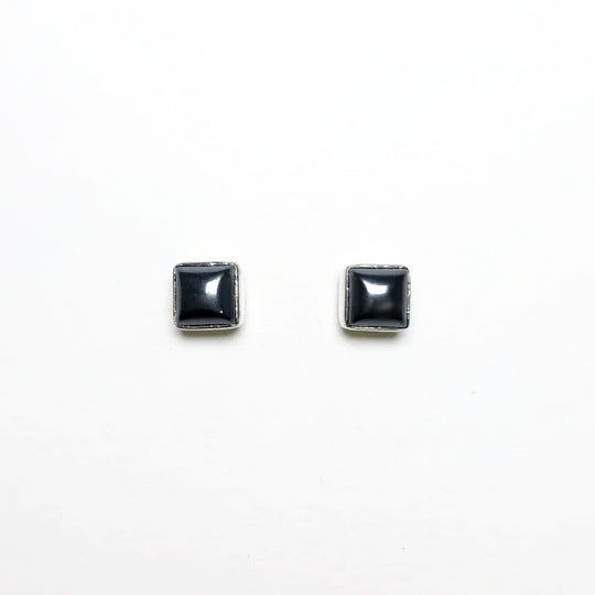 Hematite Stud Earrings