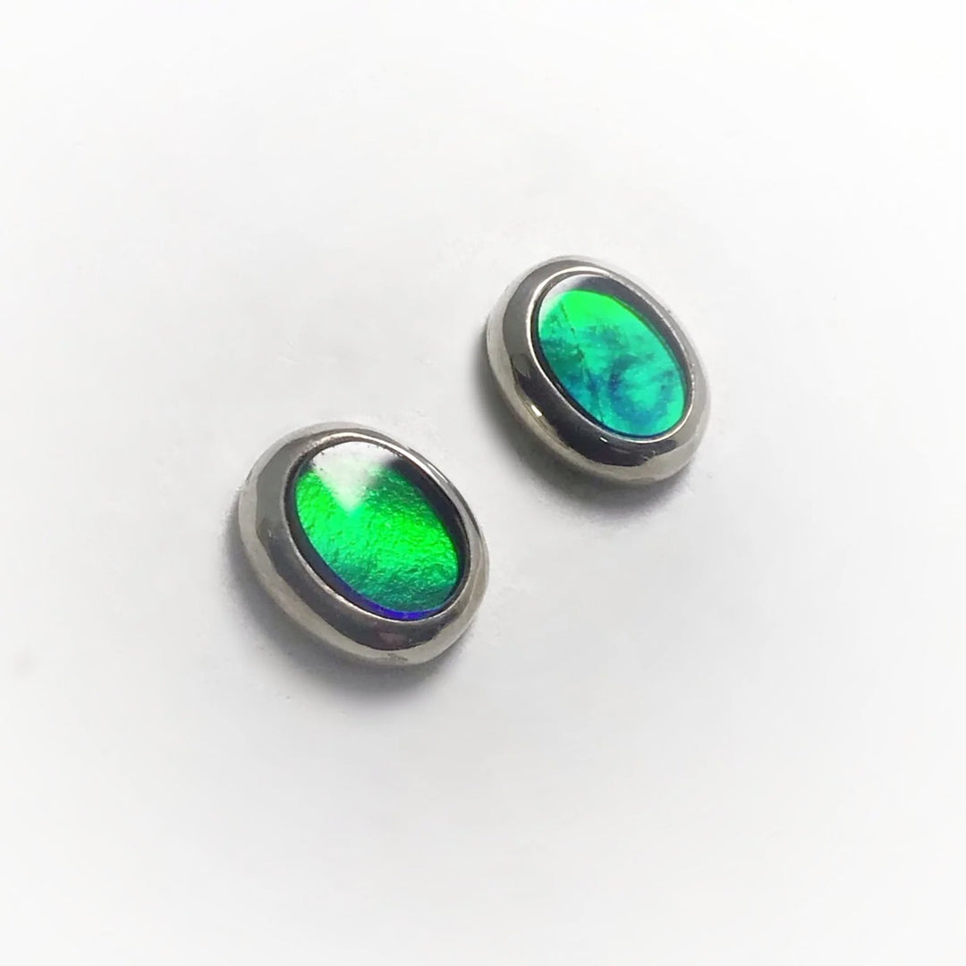 Alberta Ammolite Stud Earrings