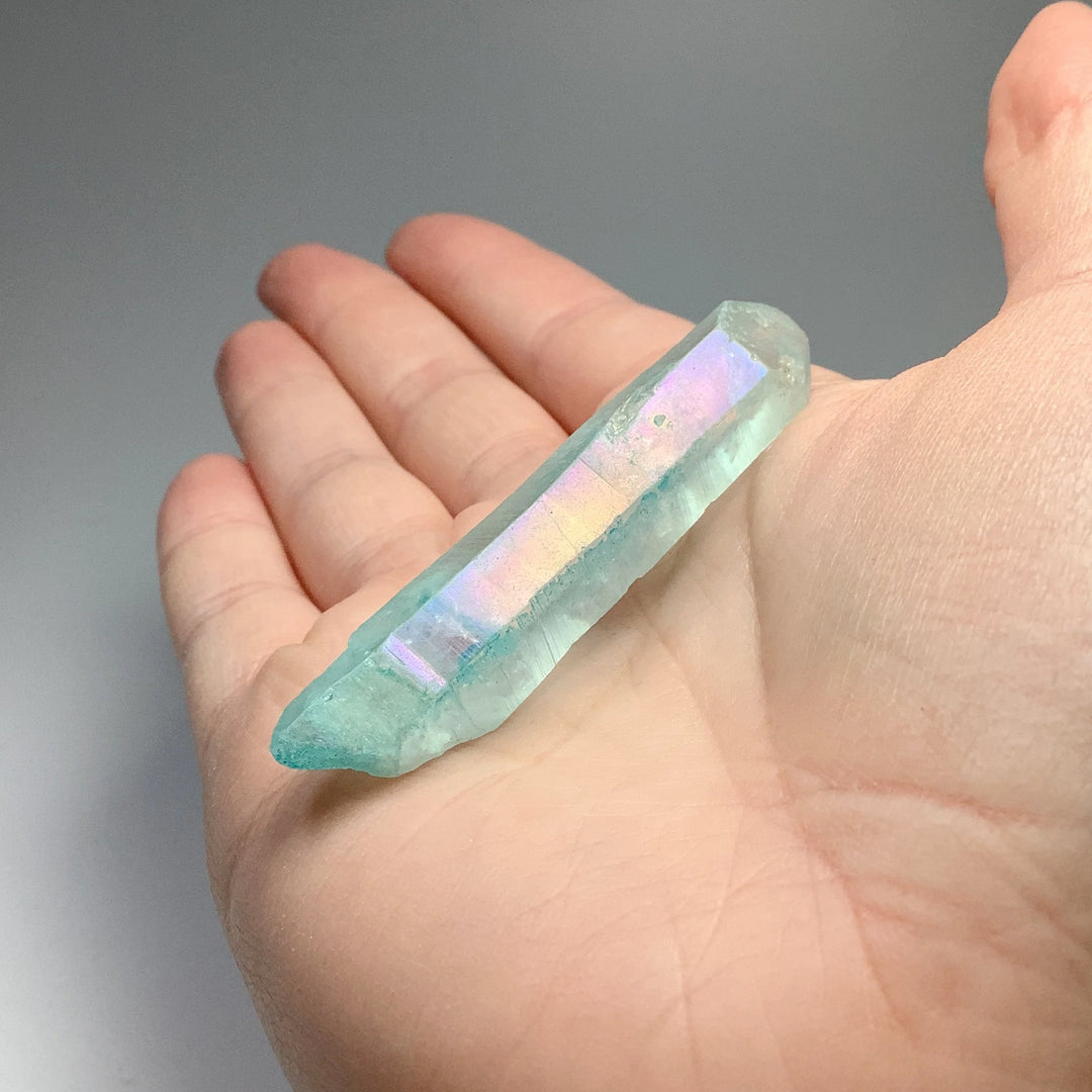 Rainbow Aqua Aura Quartz Rough Piece at $39 Each