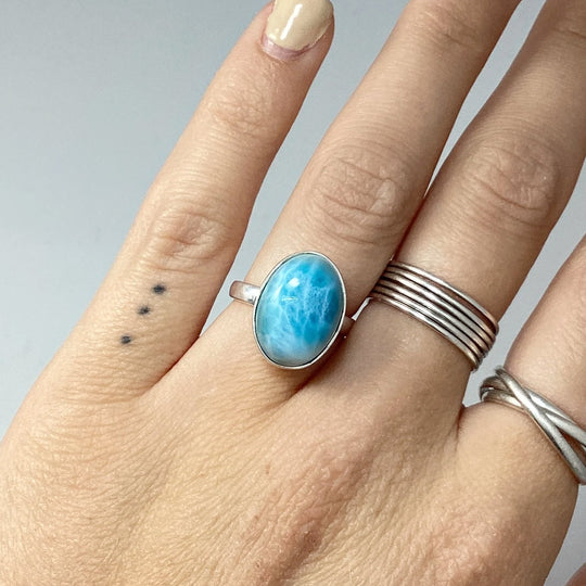 Larimar Ring